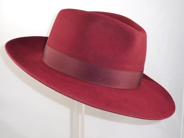 signes fedora pico beaverfelt bordeaux