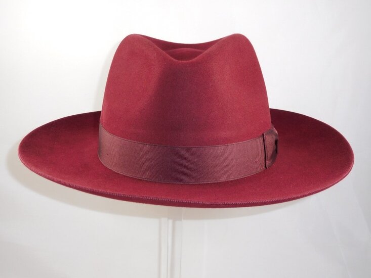 signes fedora pico beaverfelt bordeaux