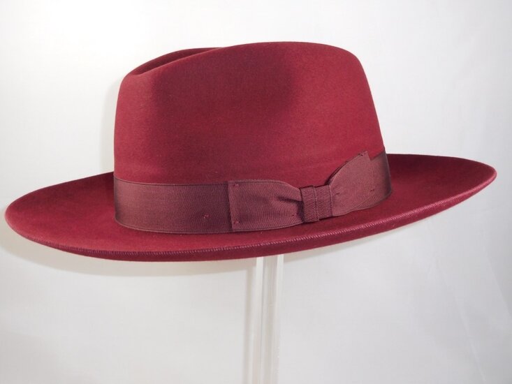 signes fedora pico beaverfelt bordeaux