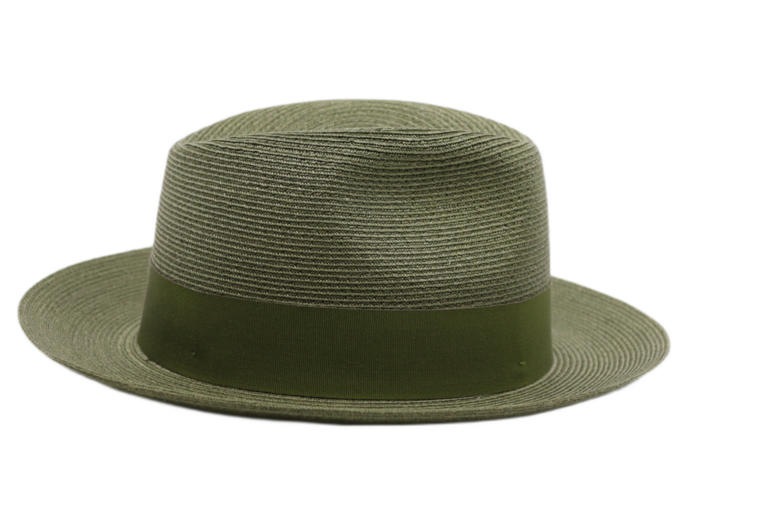 borsalino fedora bogart bandstro hemp green