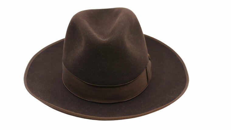 Borsalino Fedora Qualita Superiore Binded Brim Chocolate