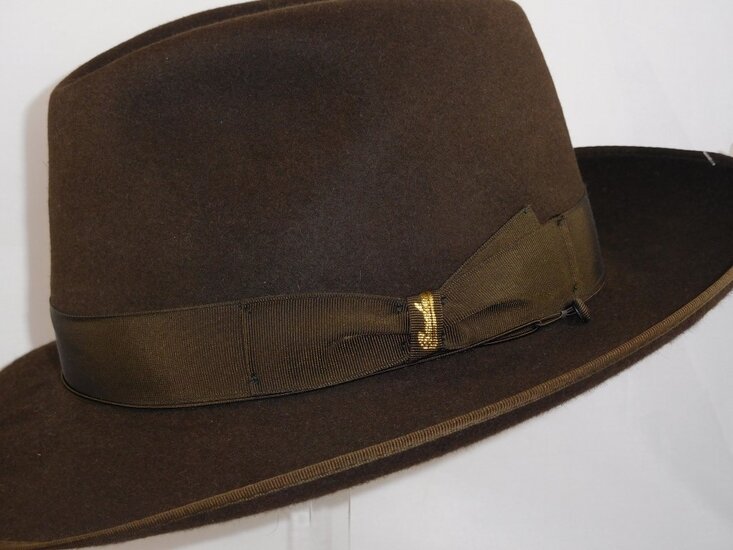 Borsalino Fedora Qualita Superiore Binded Brim Chocolate