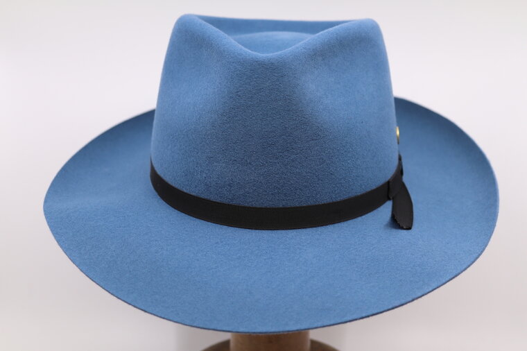 Mayser fedora Wool felt Ocean Blue