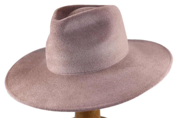 weba hats fedora 9100 velourvilt mauve