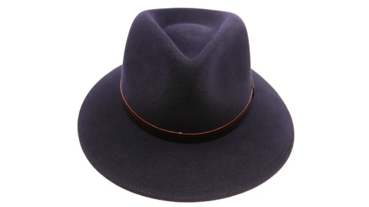 borsalino country tricolor band haarvilt navy