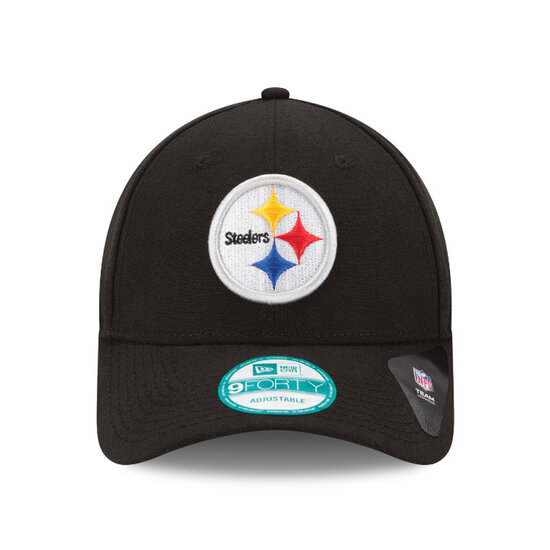 new era 9forty baseball cap nfl league pittsburgh steelers black 