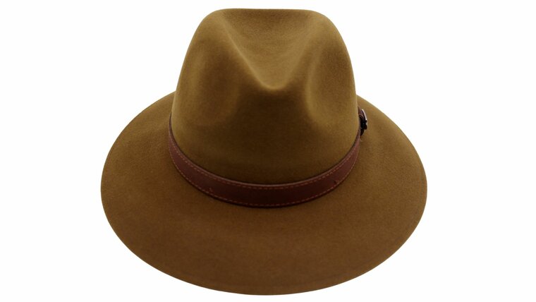 borsalino traveller country outdoor cognac