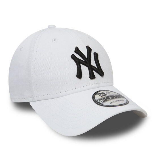 new era baseball cap 9forty new york yankees white black