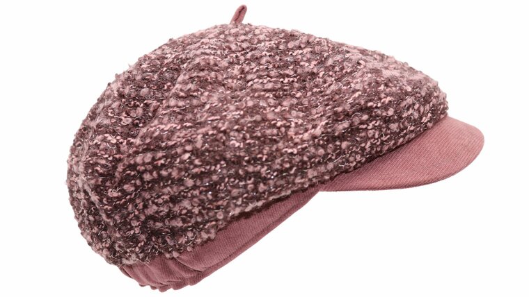 panizza ballonpet margrethe boucle wolmix oud roze