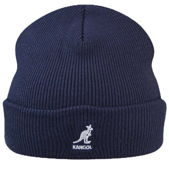 kangol beanie pull on acrylic dark blue