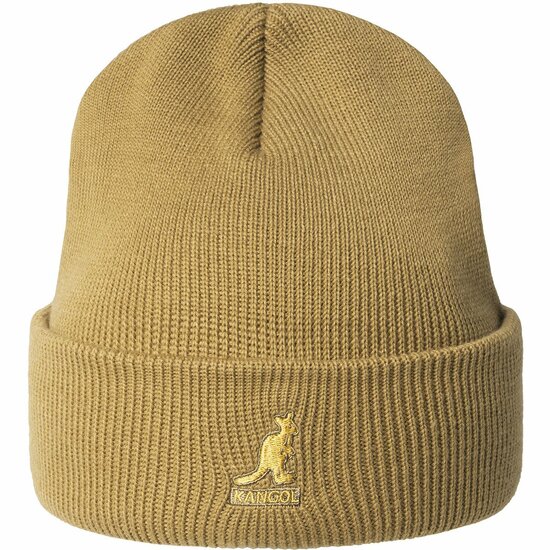 kangol beanie pull on acrylic camel