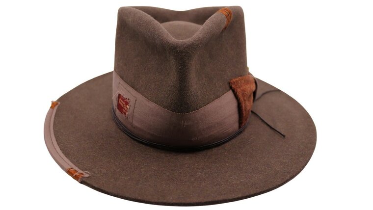 jos van dijck by silvester maria bespoke fedora haarvilt robusta brown