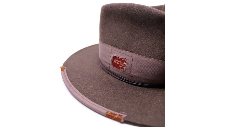 jos van dijck by silvester maria bespoke fedora haarvilt robusta brown