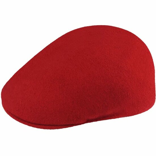 kangol flatcap 504 wool red