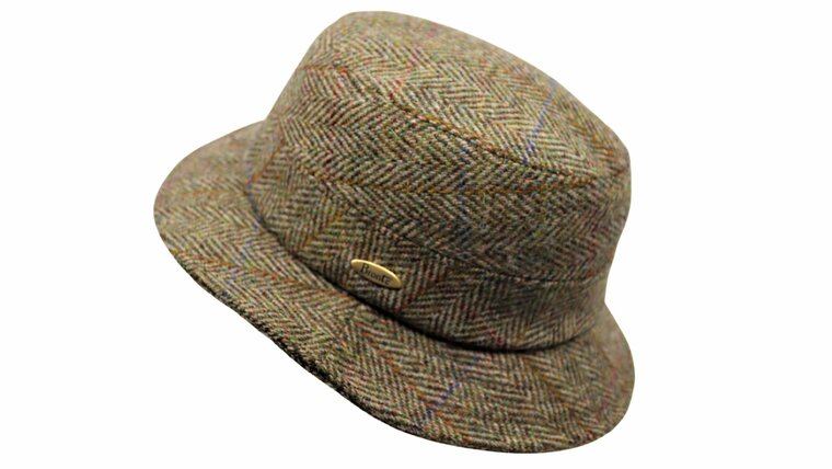 bronte bucket hat robin tweed green