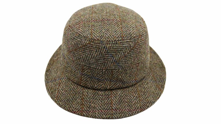 bronte bucket hat robin tweed green