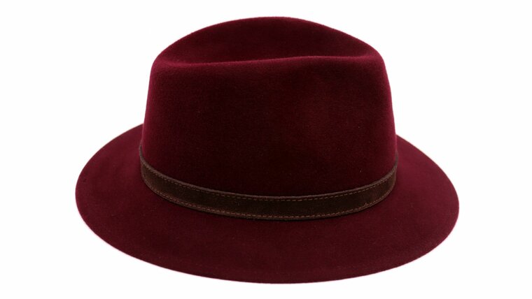 panizza fedora potenza haarvilt bordeaux