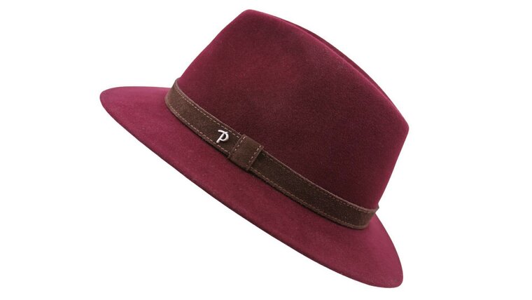 panizza fedora potenza haarvilt bordeaux