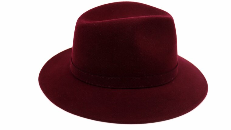 panizza fedora aquila 30x haarvilt bordeaux