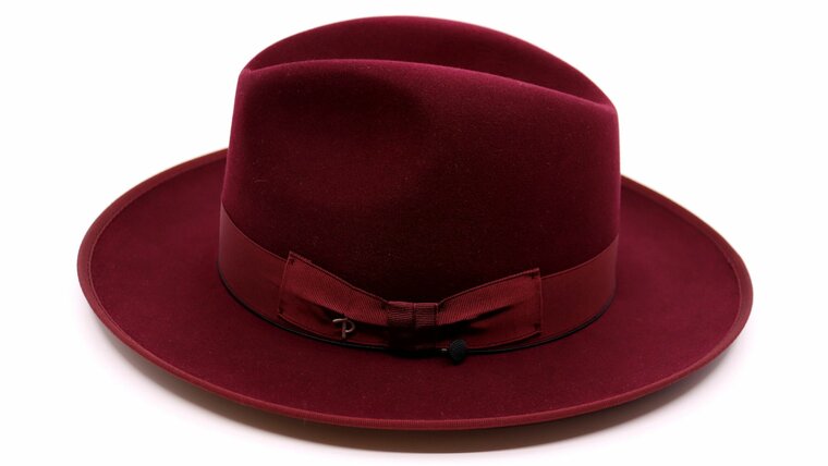 panizza fedora napoli brede rand 30x haarvilt bordeaux