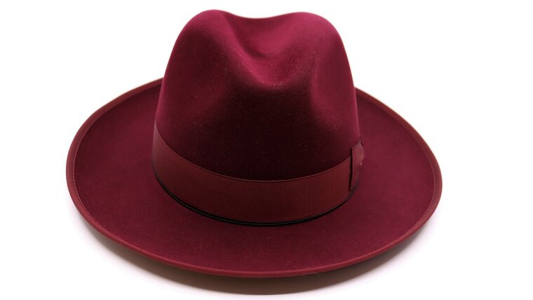 panizza fedora napoli brede rand 30x haarvilt bordeaux