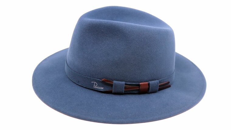 panizza fedora aquila 30x haarvilt jeansblauw