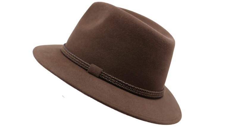 panizza fedora potenza camoscio haarvilt taupe