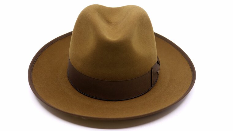 panizza fedora napoli brede rand 30x haarvilt tobacco