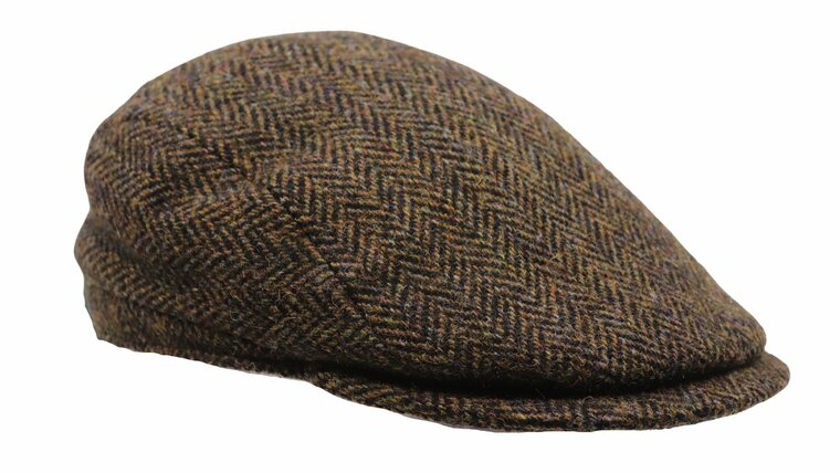 city sport ivy pet 92 harris tweed visgraat mustard brown