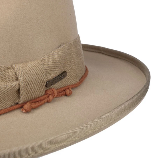 stetson fedora andalusia amish furfelt bone lichtbeige