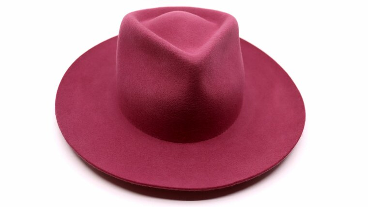 panizza fedora basic trapani wolvilt oud roze