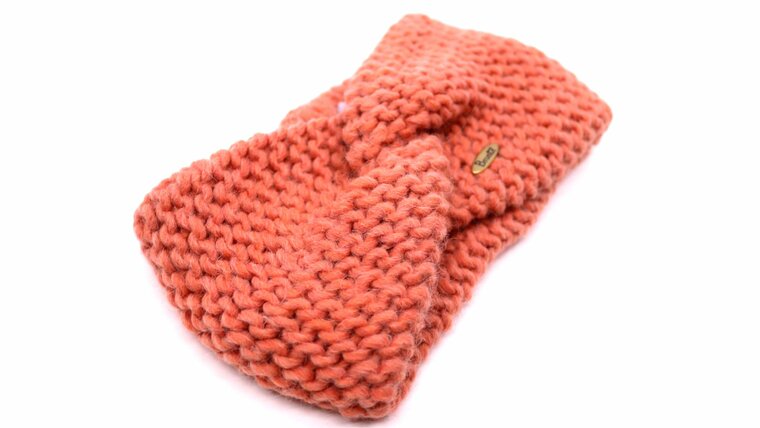 bronte haarband camille knitted wolmix apricot