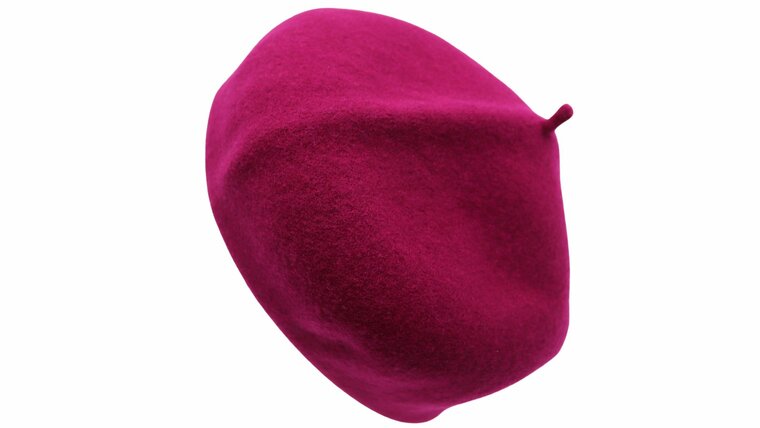 kopka roll up baret wolvilt magenta