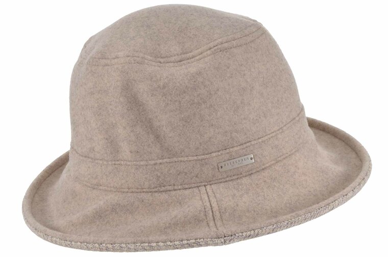 seeberger feminine bucket woolmix twotone sand