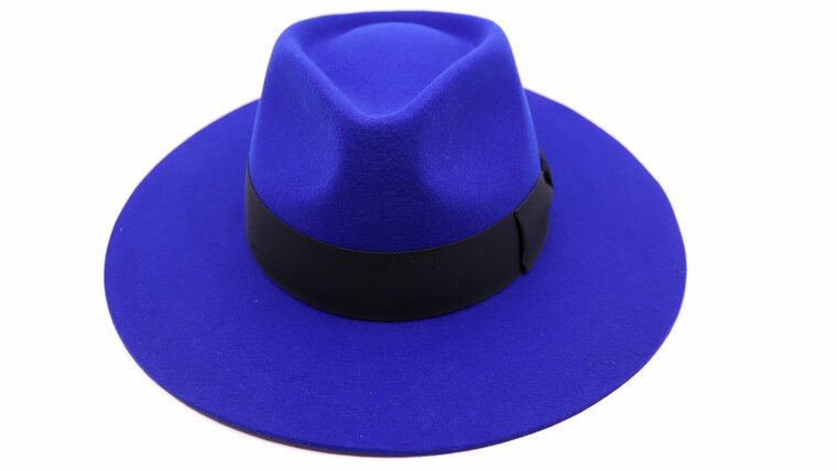 bronte fedora bowie wolvilt royal blue