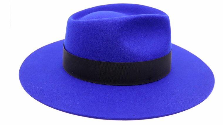 bronte fedora bowie wolvilt royal blue