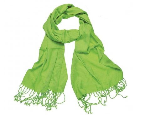 onkar pashmina viscose apple green