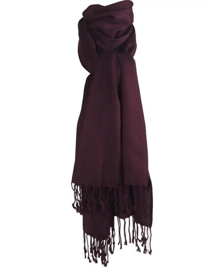 onkar pashmina viscose aubergine