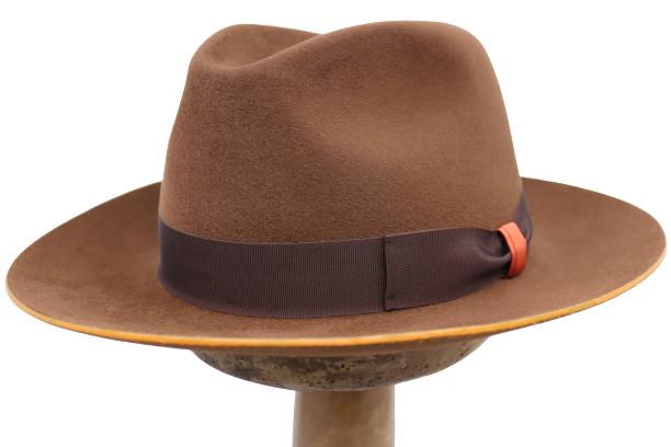 jos van dijck fedora pico haarvilt burnt brown