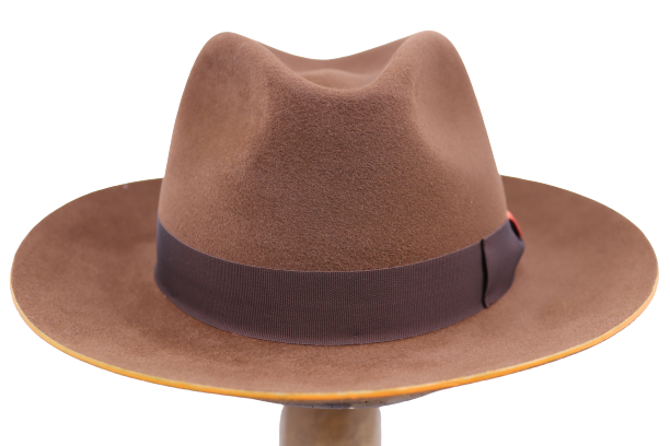 jos van dijck fedora pico haarvilt burnt brown