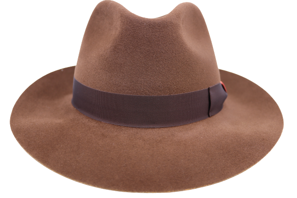 jos van dijck fedora pico haarvilt burnt brown