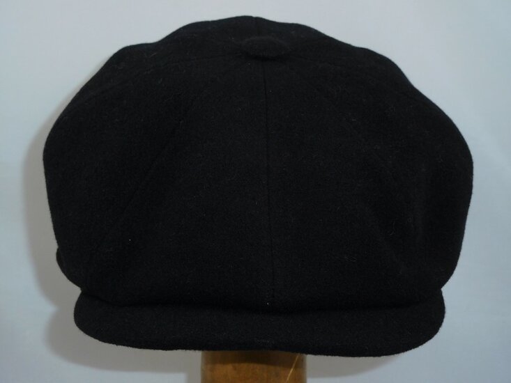 stetson hatteras newsboy cap wol kasjmier mix black