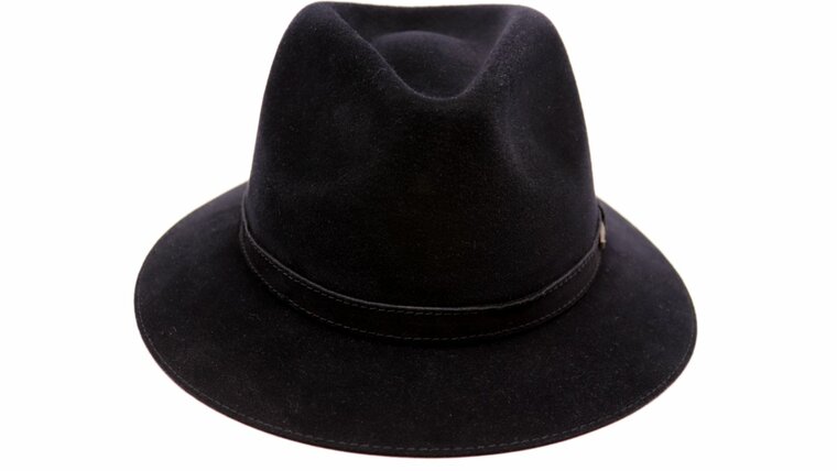 panizza fedora isernia premium haarvilt zwart