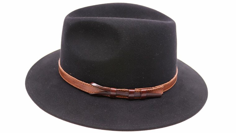 panizza fedora gubbio 2 100x premium haarvilt zwart