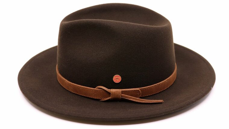 mayser fedora marvin trekking wolvilt bruin