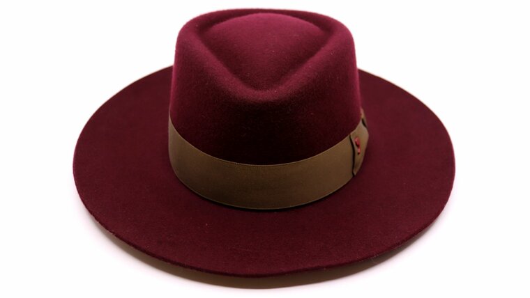 alfonso deste fedora diamond haarvilt bordeaux