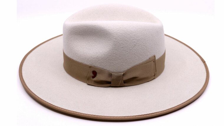 alfonso deste fedora woolfelt cream bone