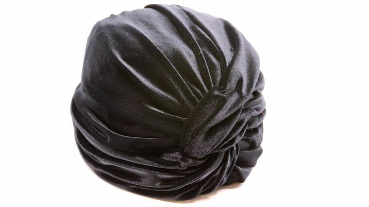 jos van dijck turban velvet black