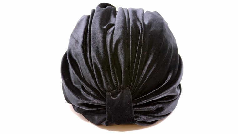 jos van dijck turban velvet black