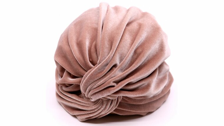 jos van dijck turban velvet old pink